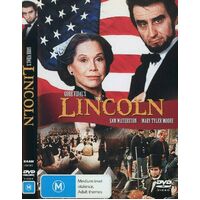 LINCOLN - Sam Waterston Mary Tyler Moore,Richard Mulligan -Educational DVD New