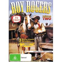 ROY ROGERS - VOL 2- 3 CLASSIC EPISODES - DVD Series Rare Aus Stock New