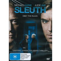 Sleuth Thriller / Drama Michael Caine Jude Law - Rare DVD Aus Stock New