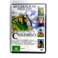 10 Children's Cartoon Collection - VALUE SET -Kids DVD Rare Aus Stock New