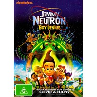 Jimmy Neutron Boy Genius -Kids DVD Rare Aus Stock New Region 4