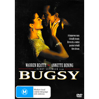 BUGSY WARREN BEATTY - Rare DVD Aus Stock New Region 4