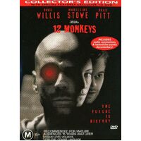 12 Monkeys - Rare DVD Aus Stock New Region 4