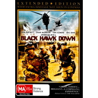Black Hawk Down Extended Edition -Rare DVD Aus Stock -War New Region 4