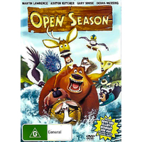 OPEN SEASON -Rare DVD Aus Stock Animated New Region 4