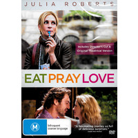 Eat Pray Love - Rare DVD Aus Stock New Region 4