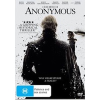 Anonymous - Rare DVD Aus Stock New Region 4