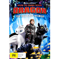 How To Train Your Dragon The Hidden World -Rare DVD Aus Stock Animated New