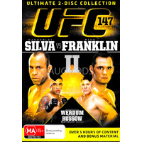 UFC SILVA VS FRANKLIN II - DVD Series Rare Aus Stock New Region 4