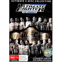 UFC: THE ULTIMATE FIGHTER THE COMEBACK - DVD Series Rare Aus Stock New