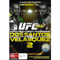 UFC DOS SANTOS VS VELASQUEZ 2 - DVD Series Rare Aus Stock New Region 4