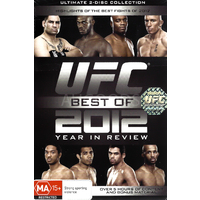 UFC: BEST OF 2012: YEAR IN REVIEW - Rare DVD Aus Stock New Region 4