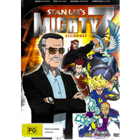 STANLEES MIGHTY 7: BEGINNINGS -Rare DVD Aus Stock Animated New Region 4