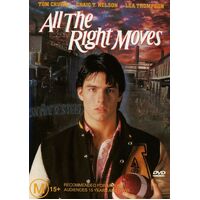 All The Right Moves - Rare DVD Aus Stock New