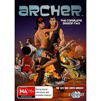 Archer : Season 2 -DVD Comedy Series Rare Aus Stock New