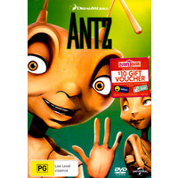 Antz -Rare DVD Aus Stock Animated New Region 4