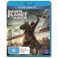 Dawn Of The Planet Of The Apes - Rare Blu-Ray Aus Stock New Region B