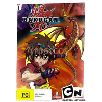 Bakugan Battle Brawlers Volume 1 -Kids DVD Series Rare Aus Stock New Region 4