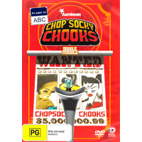CHOP SOCKY CHOOKS: DOUBLE TROUBLE -DVD Animated Series Rare Aus Stock New