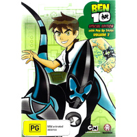Ben 10 Special Edition with Pop Up Trivia! Volume 2 -Kids DVD Series New