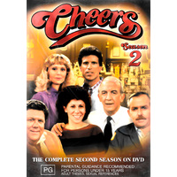 Cheers Season 2 -DVD Comedy Series Rare Aus Stock New Region 4