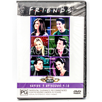 F.R.I.E.N.D.S Series 3 Episodes 9-16 -DVD Comedy Series Rare Aus Stock New