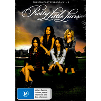 Pretty Little Liars Seasons 1-4 - DVD Series Rare Aus Stock New Region 4