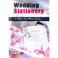Wedding Stationery - A Step By Step Guide -Educational DVD New Region ALL