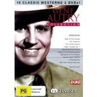 Gene Autry Collection 10 Movies On 2 Discs - Rare DVD Aus Stock New Region ALL