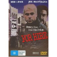 FOR HIRE (: 1999) REGION FREE - Rare DVD Aus Stock New