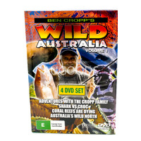 Ben Cropp's Wild Australia Volume 1 4 Disc Set -Educational DVD Series New
