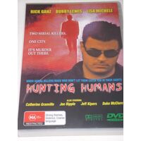 HUNTING HUMANS Rick Ganz Bubby Lewis ALL regions - Rare DVD Aus Stock New