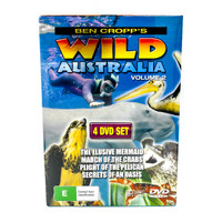 Ben Cropp's Wild Australia Volume 2 4 Disc Set -Educational DVD Series New