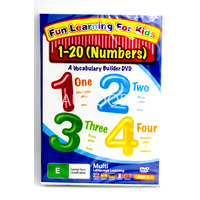 Fun Learning For Kids - Numbers 1-20 -Kids DVD Series Rare Aus Stock New