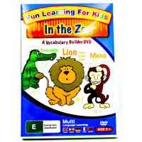 Fun Learning For Kids - In the Zoo -Kids DVD Series Rare Aus Stock New