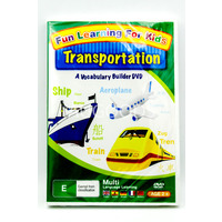 Fun Learning for Kids: Transportation -Kids DVD Series Rare Aus Stock New