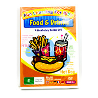 Fun Learning for Kids - Foods & Drinks -Kids DVD Series Rare Aus Stock New
