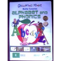 Galloping Minds Baby Learns Alphabet and Phonics -Kids DVD Series New