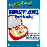 Fun to Know- First Aid For Kids -Kids DVD Rare Aus Stock New Region ALL