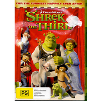 SHREK THE THIRD - Rare DVD Aus Stock New Region 4