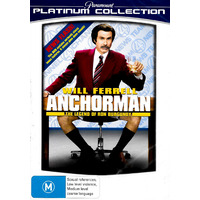 Anchorman The Legend of Ron Burgundy -Rare DVD Aus Stock Comedy New Region 4