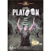 Platoon - Charlie Sheen, Tom Berenger -Rare DVD Aus Stock -War New Region 4
