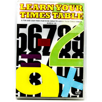 Learn your Times Tables -Kids DVD Rare Aus Stock New Region ALL