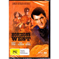 HORIZONS WEST - ROBERT RYAN - ROCK HUDSON - 1962 WESTERN DVD
