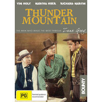 THUNDER MOUNTAIN - ZANE GREY - Rare DVD Aus Stock New Region 4