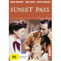 Zane Grey Sunset Pass (1946) James Warren Nan Leslie John Laurenz - DVD New