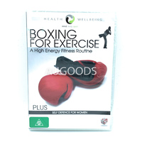 Boxing for Exercise a High Energy Fitness Routine Self Defence Women DVD