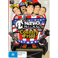 Nitro Circus Country Fried -Rare DVD Aus Stock Comedy New Region ALL