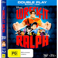 Wreck it Ralph 2 Dis Set -Rare Blu-Ray Aus Stock -Family New Region B