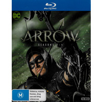 Arrow: Season 1 - 4 - Blu-Ray Series Rare Aus Stock New Region B